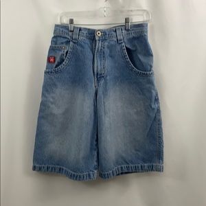 Vintage JNCO Mens Dragon Size 30 Blue Jean Shorts